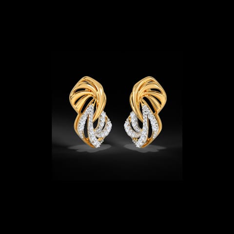 Chiara Intertwine Diamond Stud Earrings Chiara Intertwine Diamond Stud Earrings