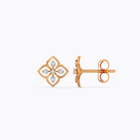 Lovely Blossom Diamond Stud Earrings Lovely Blossom Diamond Stud Earrings