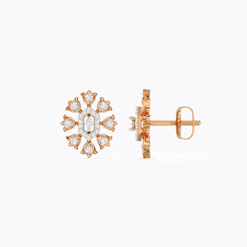 Analia Tulip Diamond Stud Earrings Analia Tulip Diamond Stud Earrings