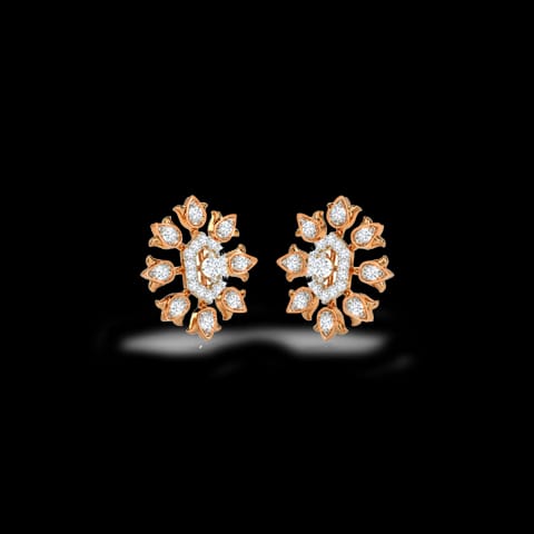 Analia Tulip Diamond Stud Earrings Analia Tulip Diamond Stud Earrings