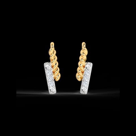 Duo Bar Diamond Ear Cuff Duo Bar Diamond Ear Cuff