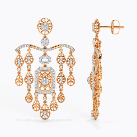 Rana Diamond Drop Earrings