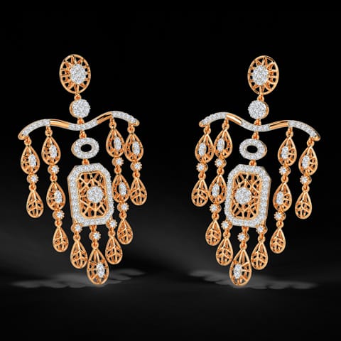 Rana Diamond Drop Earrings
