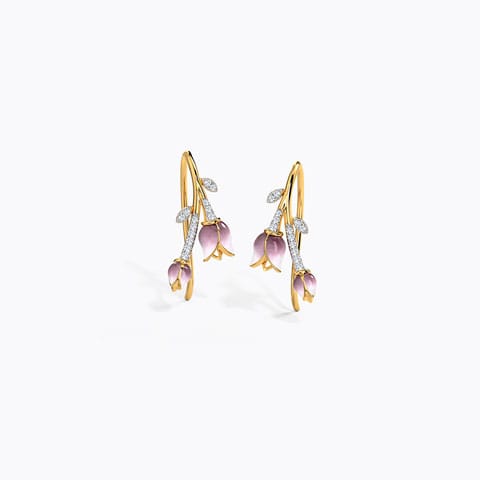 Fiorina Tulip Diamond Drop Earrings Fiorina Tulip Diamond Drop Earrings