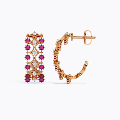 Maeve Diamond Hoop Earrings Maeve Diamond Hoop Earrings