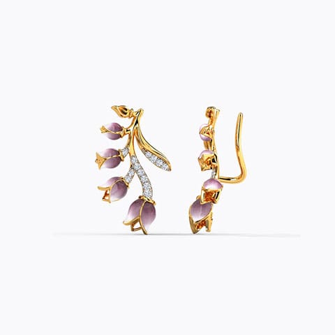 Veronica Tulip Diamond Ear Cuffs Veronica Tulip Diamond Ear Cuffs
