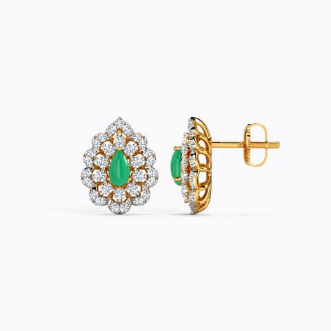 Zirrea Gemstone Stud Earrings