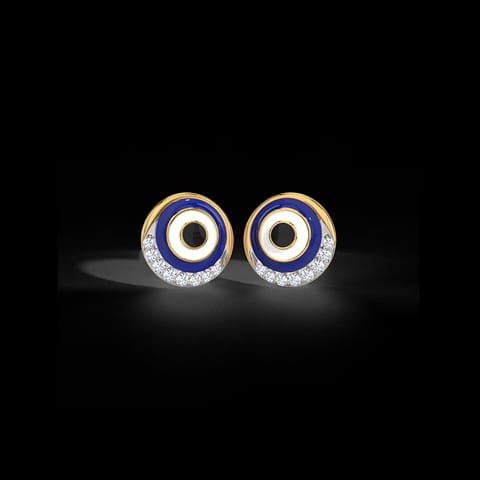 Aurora Evil Eye Diamond Stud Earrings Aurora Evil Eye Diamond Stud Earrings