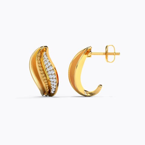 Elsbeth Diamond Hoop Earrings Elsbeth Diamond Hoop Earrings