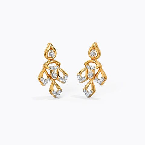 Ishaniya Diamond Drop Earrings