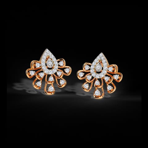 Noore Diamond Stud Earrings Noore Diamond Stud Earrings