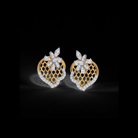 Jiaan Diamond Stud Earrings
