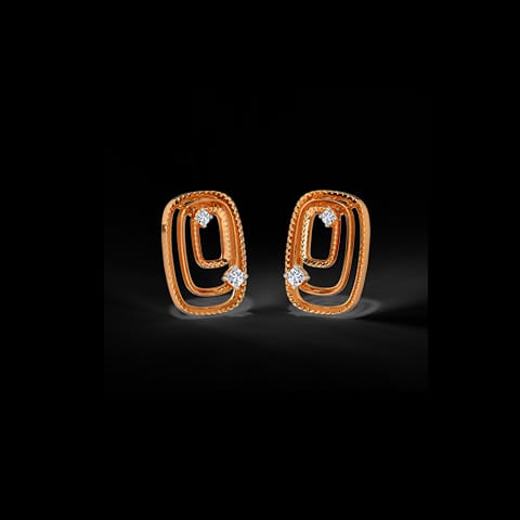 Shreya Engaging Diamond Stud Earrings