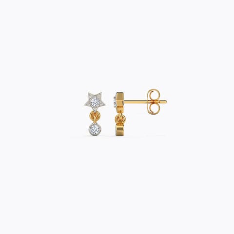 Star Shine Diamond Drop Earrings Star Shine Diamond Drop Earrings