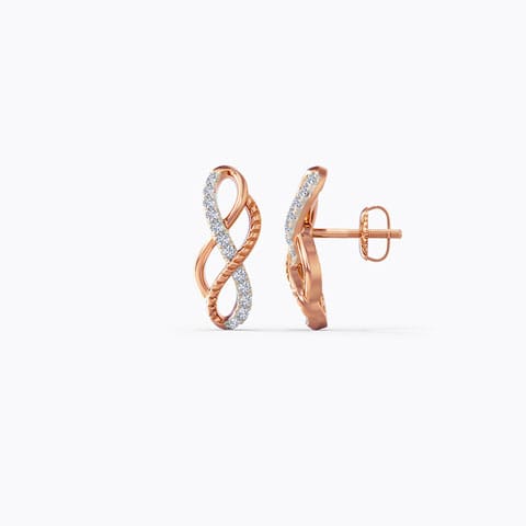 Arden Infinity Diamond Stud Earrings Arden Infinity Diamond Stud Earrings
