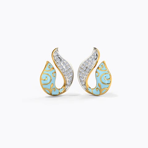 Akilah Diamond Stud Earrings Akilah Diamond Stud Earrings