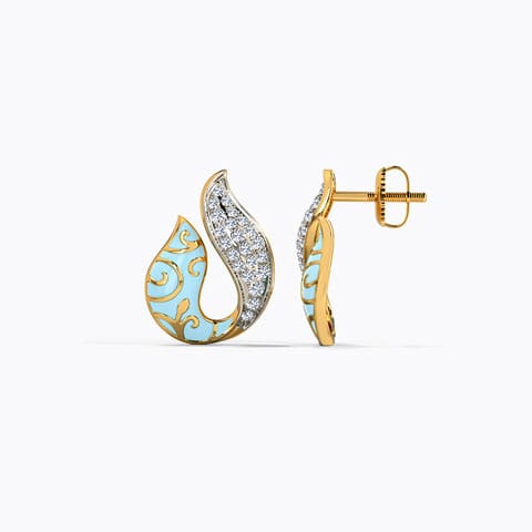 Akilah Diamond Stud Earrings Akilah Diamond Stud Earrings