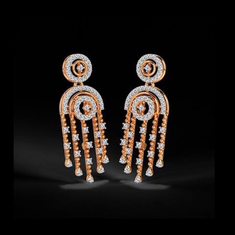 Sparkling Sejal Diamond Drop Earrings