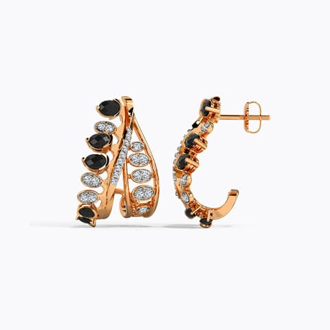 Alluring Gemstone Hoop Earrings Alluring Gemstone Hoop Earrings