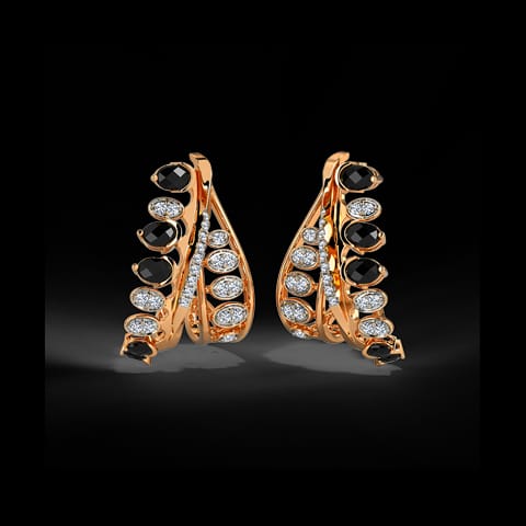 Alluring Gemstone Hoop Earrings Alluring Gemstone Hoop Earrings