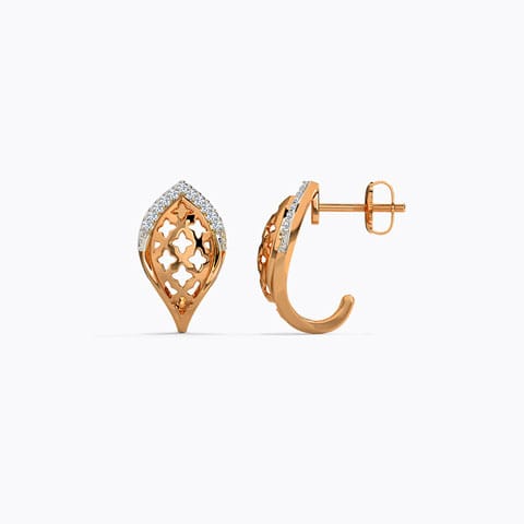 Maira Diamond Hoop Earrings Maira Diamond Hoop Earrings