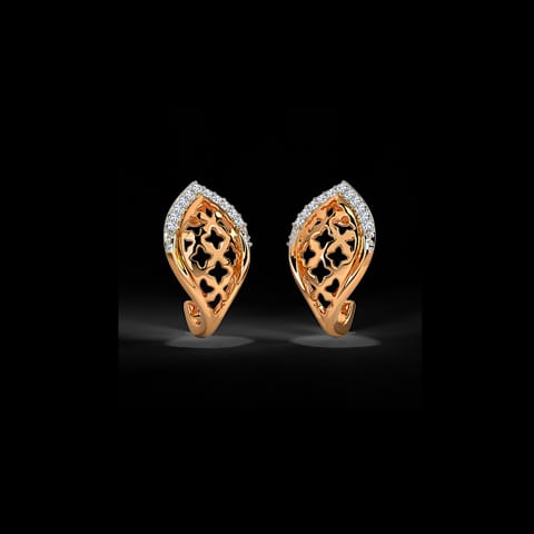 Maira Diamond Hoop Earrings Maira Diamond Hoop Earrings