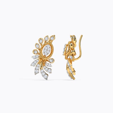 Aanchal Gleaming Diamond Ear cuffs
