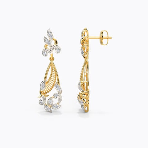 Famina Diamond Drop Earrings Famina Diamond Drop Earrings