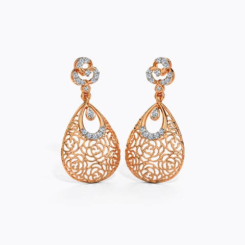 Rosetta Diamond Drop Earrings Rosetta Diamond Drop Earrings