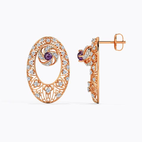 Swiss Trigonal Gemstone Drop Earrings Swiss Trigonal Gemstone Drop Earrings