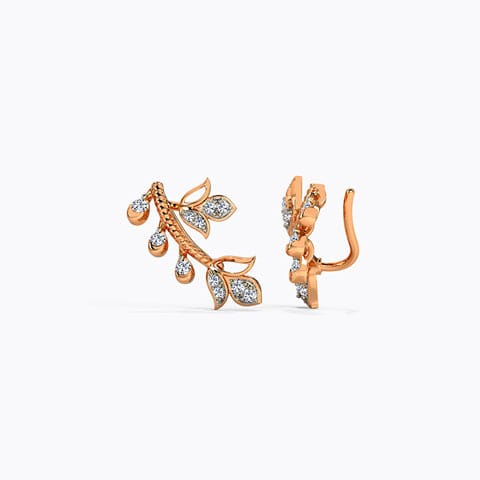 Turina Tulip Diamond Ear Cuffs Turina Tulip Diamond Ear Cuffs