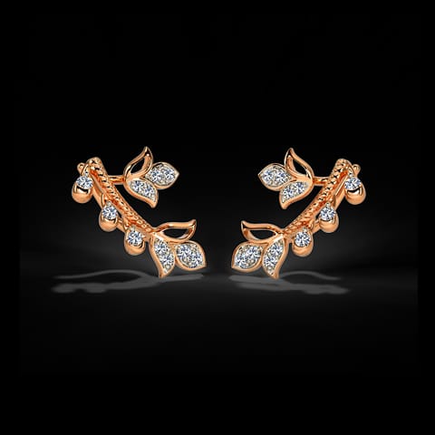 Turina Tulip Diamond Ear Cuffs Turina Tulip Diamond Ear Cuffs