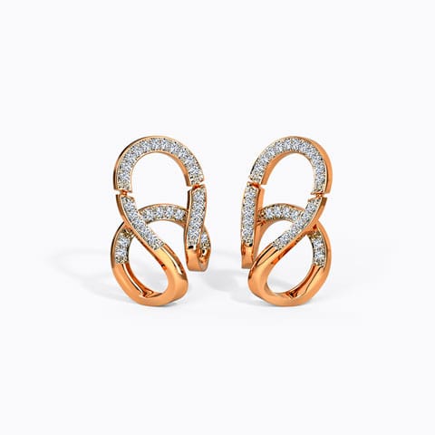 Sheen Curves Diamond Stud Earrings Sheen Curves Diamond Stud Earrings