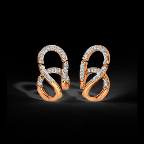 Sheen Curves Diamond Stud Earrings Sheen Curves Diamond Stud Earrings