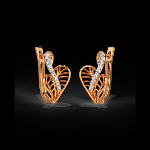 Ruvena Diamond Hoop Earrings Ruvena Diamond Hoop Earrings