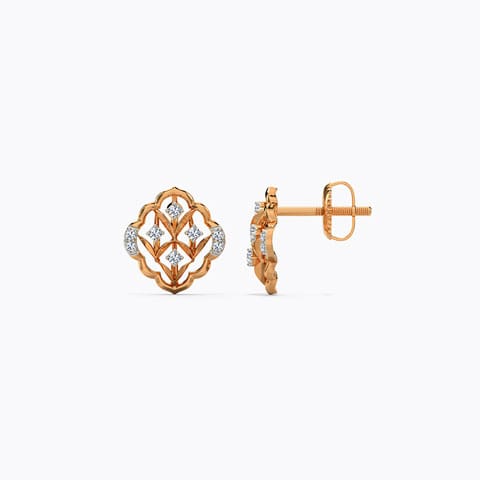 Tasmina Diamond Stud Earrings Tasmina Diamond Stud Earrings