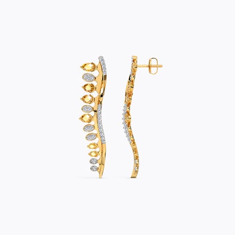 Lauren Linear Gemstone Drop Earrings Lauren Linear Gemstone Drop Earrings