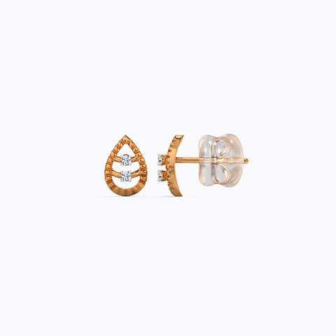 Line In Pear Gemstone Stud Earrings Line In Pear Gemstone Stud Earrings
