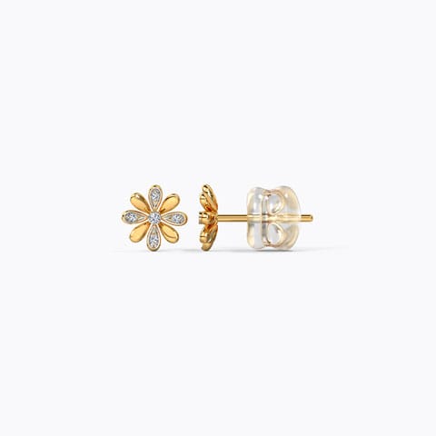 Flickery Floret Diamond Stud Earrings Flickery Floret Diamond Stud Earrings