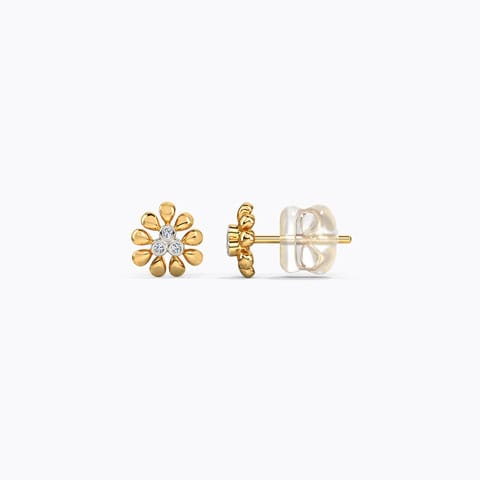 Veena Blossom Diamond Stud Earrings Veena Blossom Diamond Stud Earrings