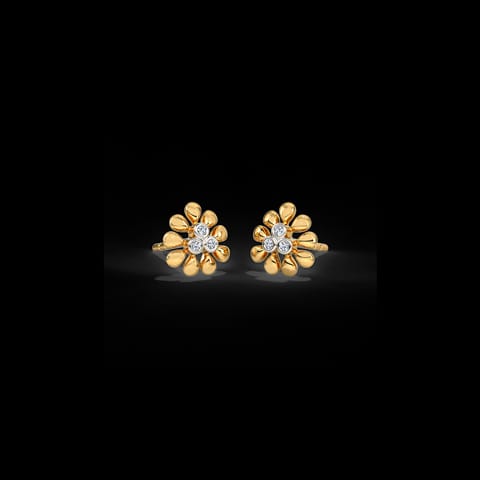 Veena Blossom Diamond Stud Earrings Veena Blossom Diamond Stud Earrings