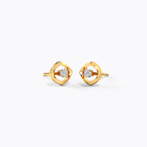 Gleaming Quad Diamond Stud Earrings Gleaming Quad Diamond Stud Earrings
