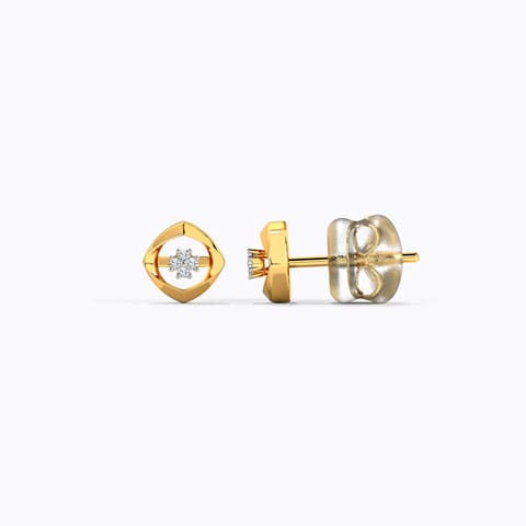Gleaming Quad Diamond Stud Earrings Gleaming Quad Diamond Stud Earrings