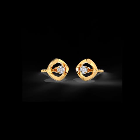 Gleaming Quad Diamond Stud Earrings Gleaming Quad Diamond Stud Earrings