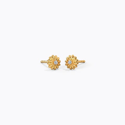 Vedanshi Floral Diamond Stud Earrings Vedanshi Floral Diamond Stud Earrings