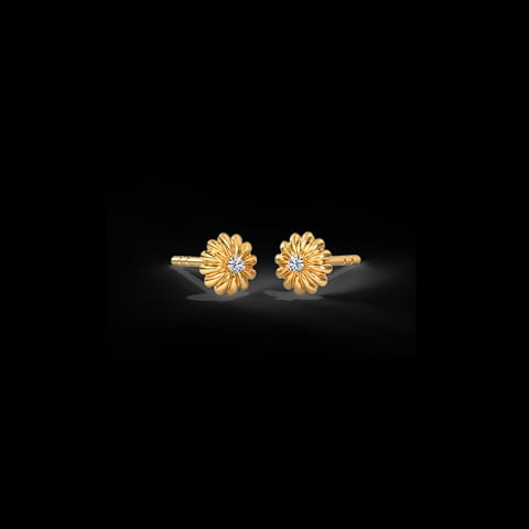 Vedanshi Floral Diamond Stud Earrings Vedanshi Floral Diamond Stud Earrings