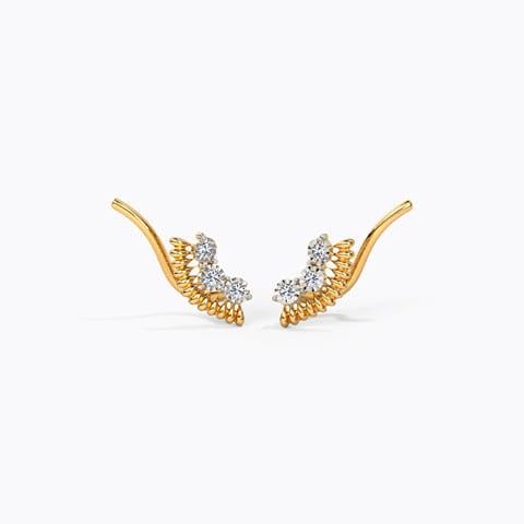 Anshika Linear Diamond Ear Cuffs Anshika Linear Diamond Ear Cuffs