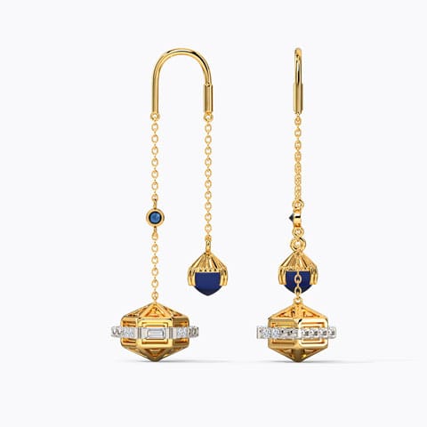 Aurenia Gemstone Sui Dhaga Earrings
