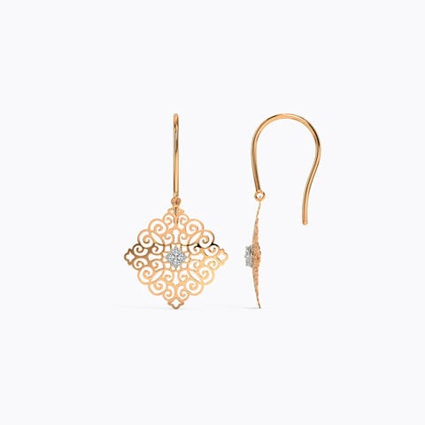 Adorned Diamond Drop Earrings Adorned Diamond Drop Earrings