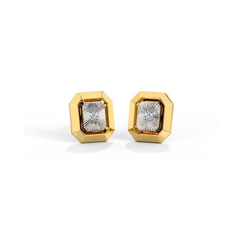 Edgy Octave Diamond Stud Earrings Edgy Octave Diamond Stud Earrings